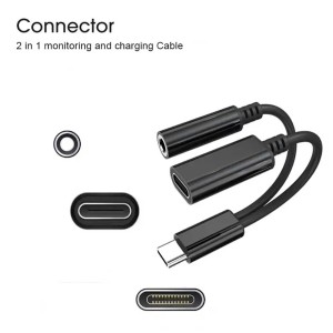 مبدل Type-C به AUX / Type-C کامیکا مدل 1066
